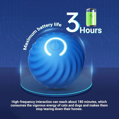 Premium Smart Motion Ball for Dogs – Interactive USB Rechargeable Rolling & Bouncing Toy