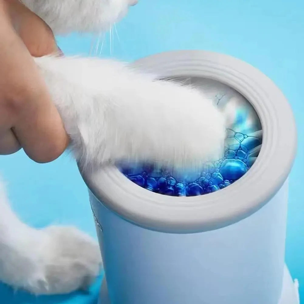 Smart Automatic Pet Paw Cleaner – Quiet Electric Foot Washing Cup with USB Rechargeable System for Dogs & Cats