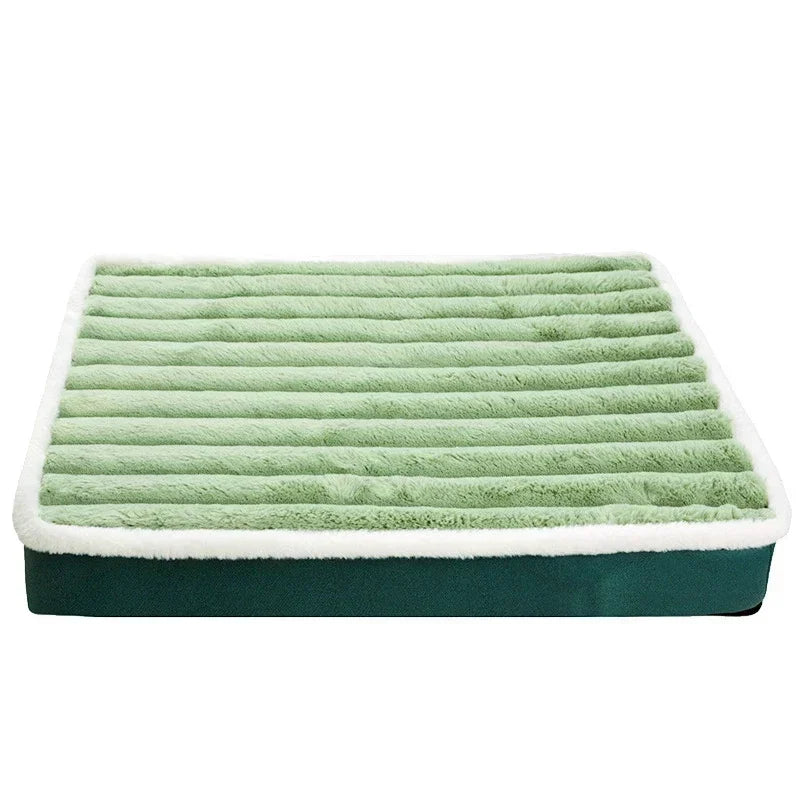 Premium Orthopedic Pet Mattress – Memory Foam Calming Bed for Dogs & Cats with Washable Removable Cover & Non-Slip Bottom