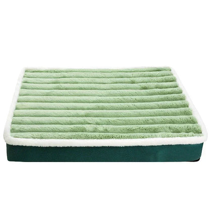 Premium Orthopedic Pet Mattress – Memory Foam Calming Bed for Dogs & Cats with Washable Removable Cover & Non-Slip Bottom